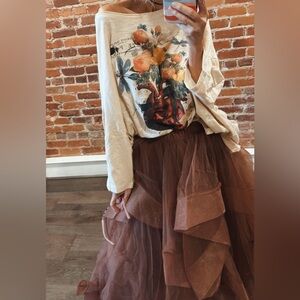 NWT Jaded Gypsy Ruffled Dreams Skirt